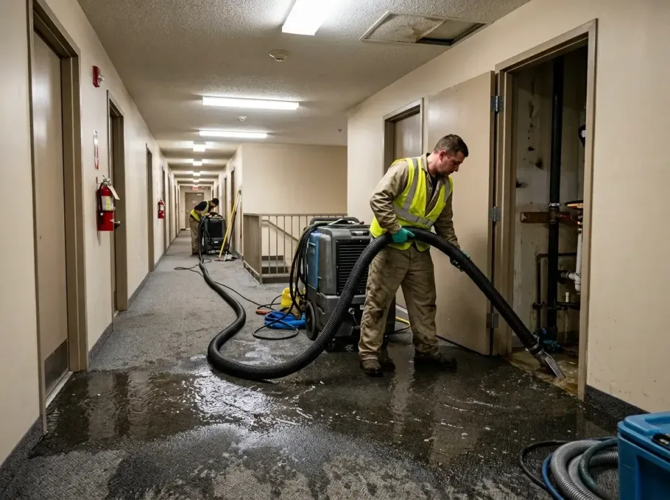 multi-unit-apartment-hallway-f-005 — frequently asked questions, Emergency Burst Pipe Water Extraction & Removal in Azalea P…